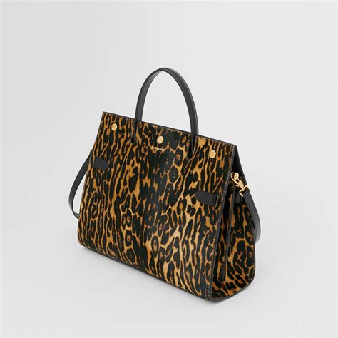 burberry leopard duffle bag|burberry holdall bag.